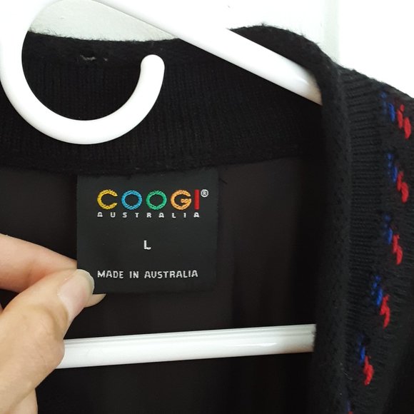 Coogi sweater jacket bomber large - Picture 6 of 7